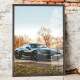 Quadro Decorativo Carro Porsche Cayman
