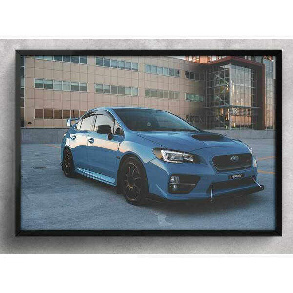 Quadro Decorativo Carro Subaru Impreza