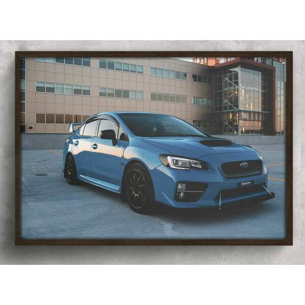Quadro Decorativo Carro Subaru Impreza