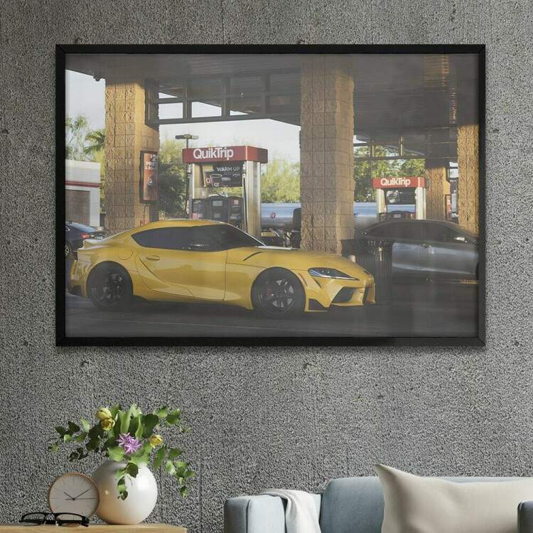 Quadro Decorativo Carro Toyota Supra