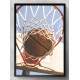 Quadro Decorativo Esporte Cesta de Basquete