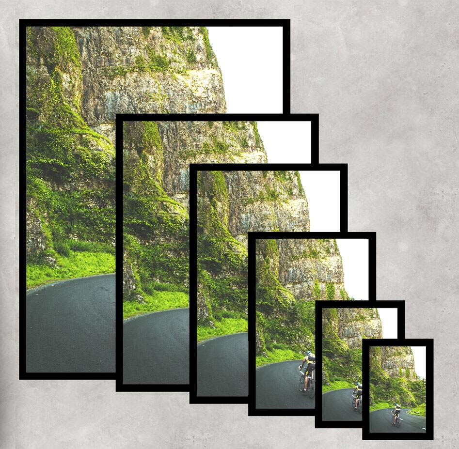 Quadro Decorativo Esporte Ciclista na Estrada