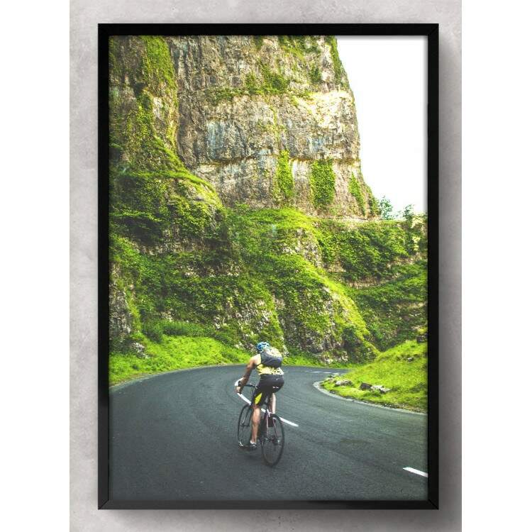 Quadro Decorativo Esporte Ciclista na Estrada