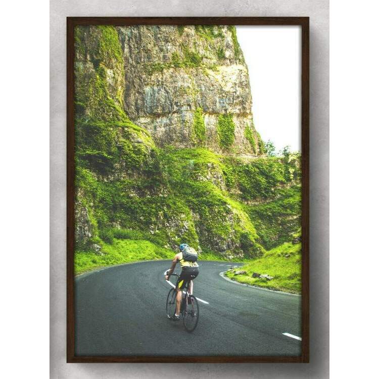 Quadro Decorativo Esporte Ciclista na Estrada