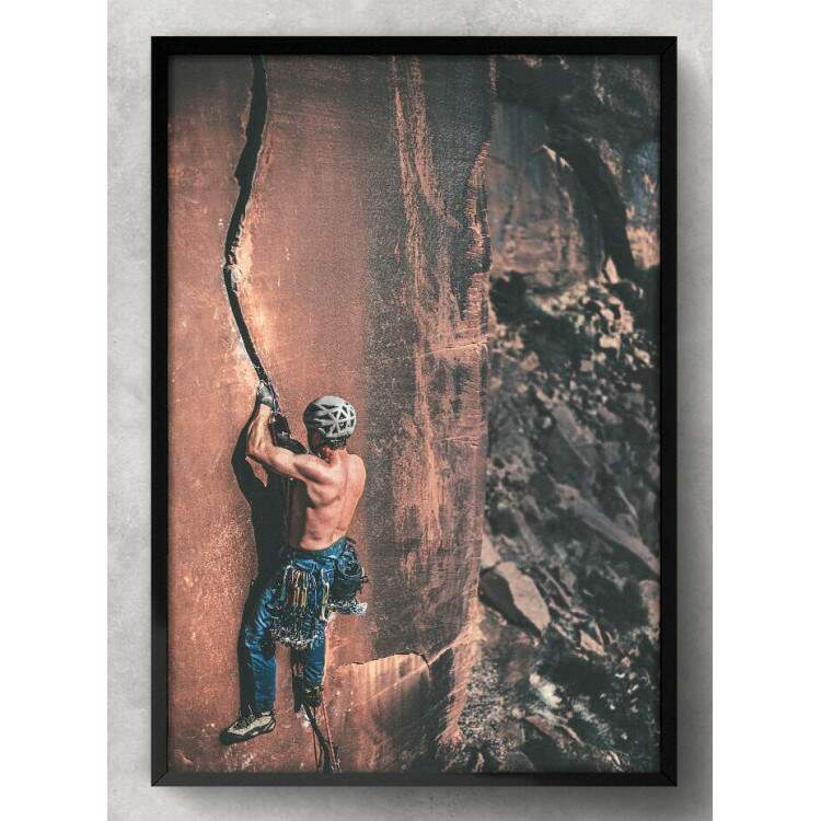 Quadro Decorativo Esporte Homem Escalando