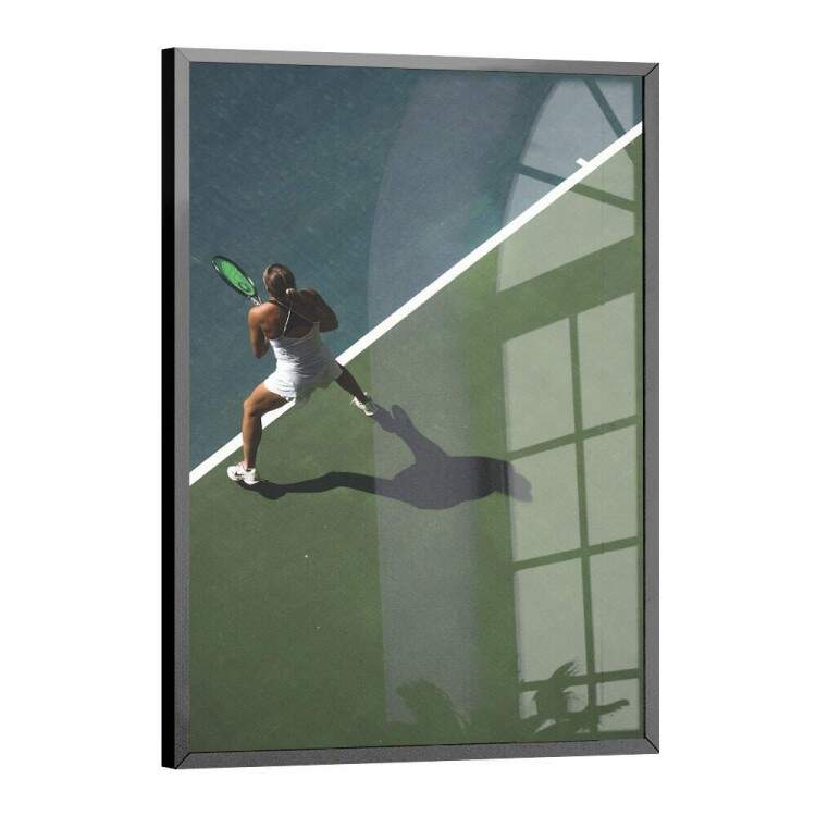 Quadro Decorativo Esporte Jogadora de Tnis