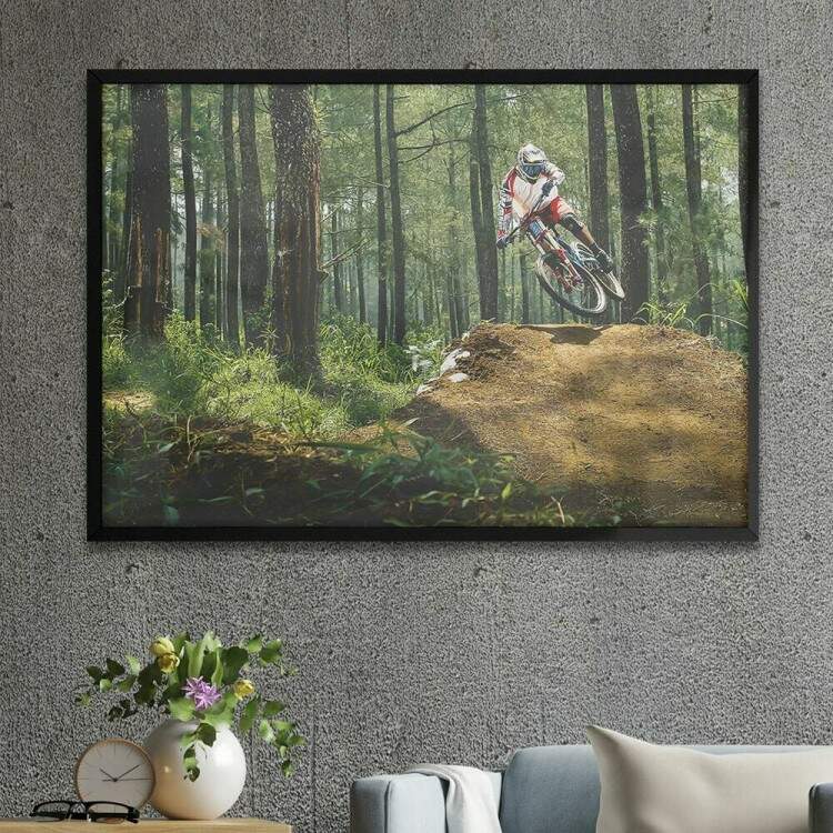 Quadro Decorativo Esporte Mountain Bike