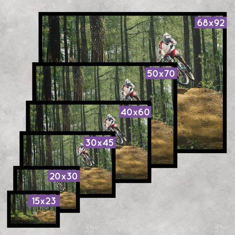 Quadro Decorativo Esporte Mountain Bike