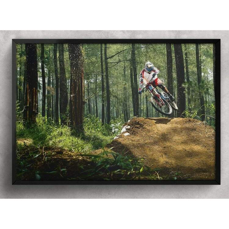 Quadro Decorativo Esporte Mountain Bike