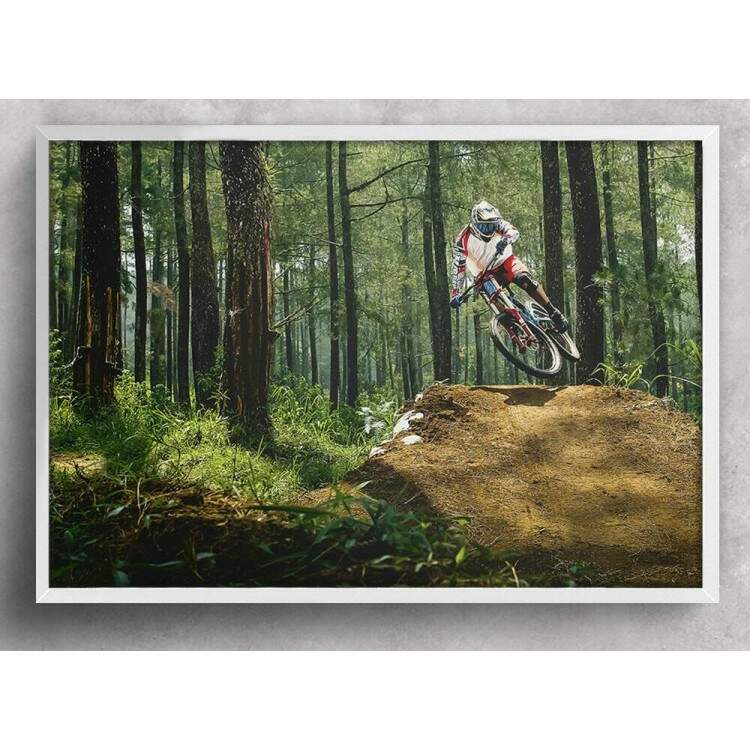 Quadro Decorativo Esporte Mountain Bike