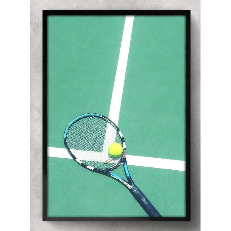 Quadro Decorativo Esporte Raquete de Tnis 2