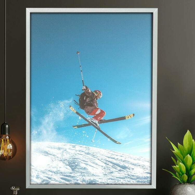 Quadro Decorativo Esporte Ski