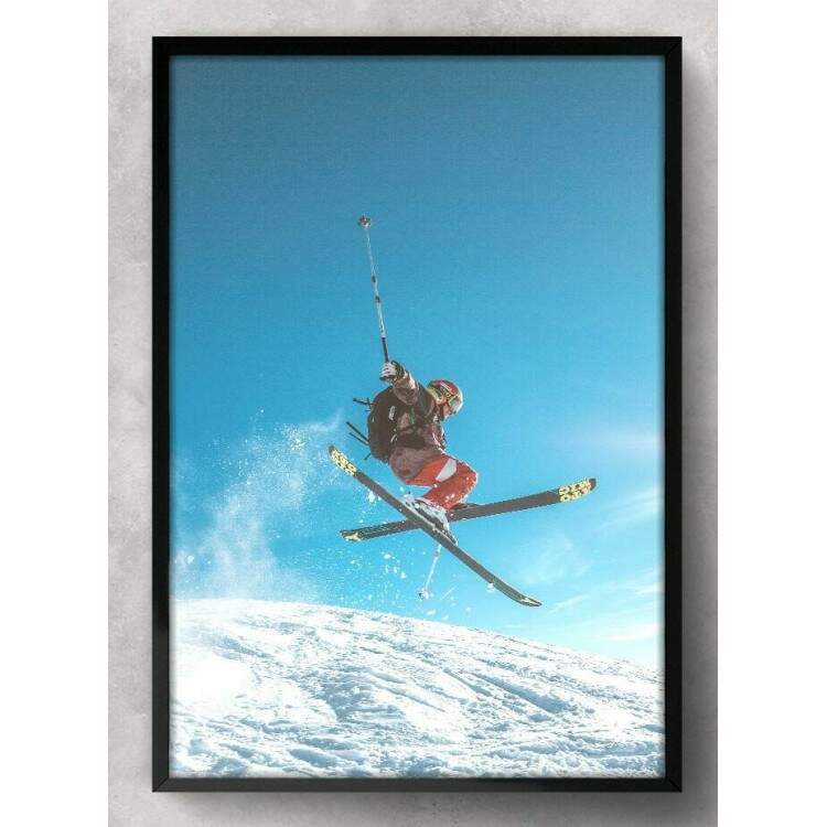 Quadro Decorativo Esporte Ski