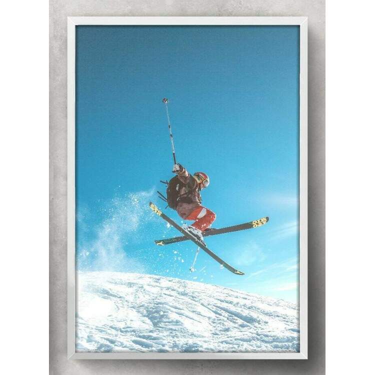 Quadro Decorativo Esporte Ski