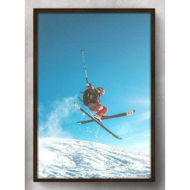 Quadro Decorativo Esporte Ski