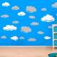 Adesivo de Parede Infantil Nuvens