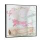 Quadro Decorativo Infantil Elefante e Coelhinha Bailarina