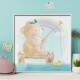 Quadro Decorativo Infantil Ursinho Pescador