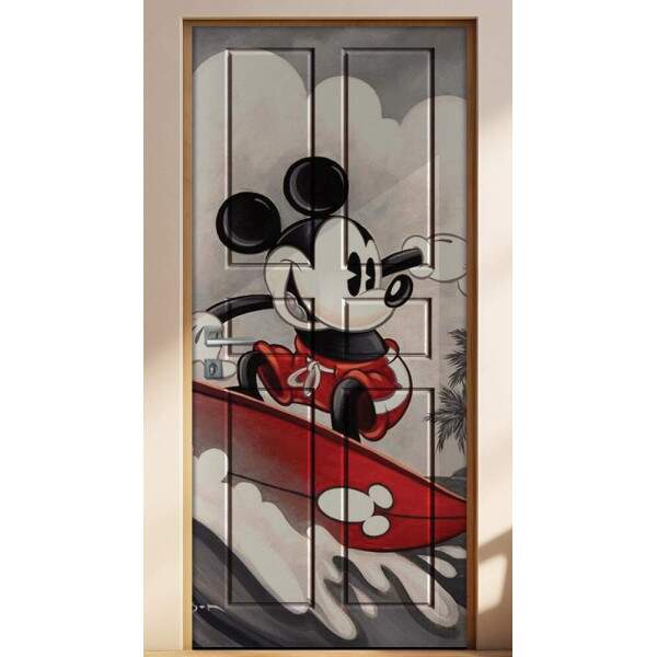 Adesivo para Porta Mickey Surfando