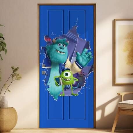 Adesivo para Porta Monstros S.A