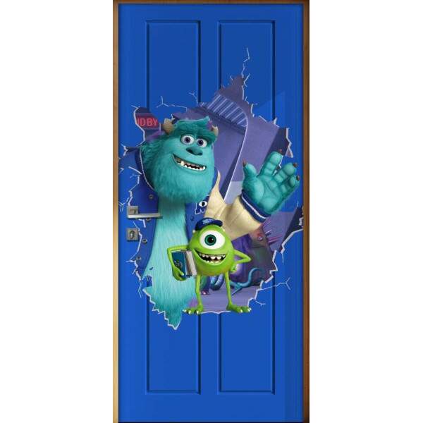 Adesivo para Porta Monstros S.A
