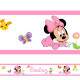 Adesivo de Parede Faixa Minnie com Nome Personalizado