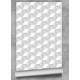 Papel de Parede 3D Branco e Cinza