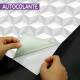 Papel de Parede 3D Branco e Cinza