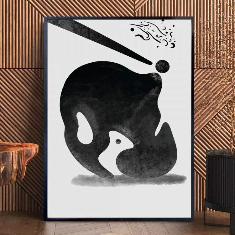 Quadro Decorativo Abstrato Tipo de Textura 4