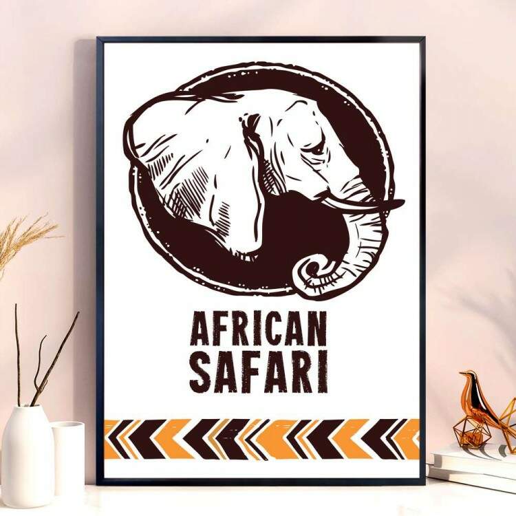 Quadro decorativo - Estilo Africano African Safari