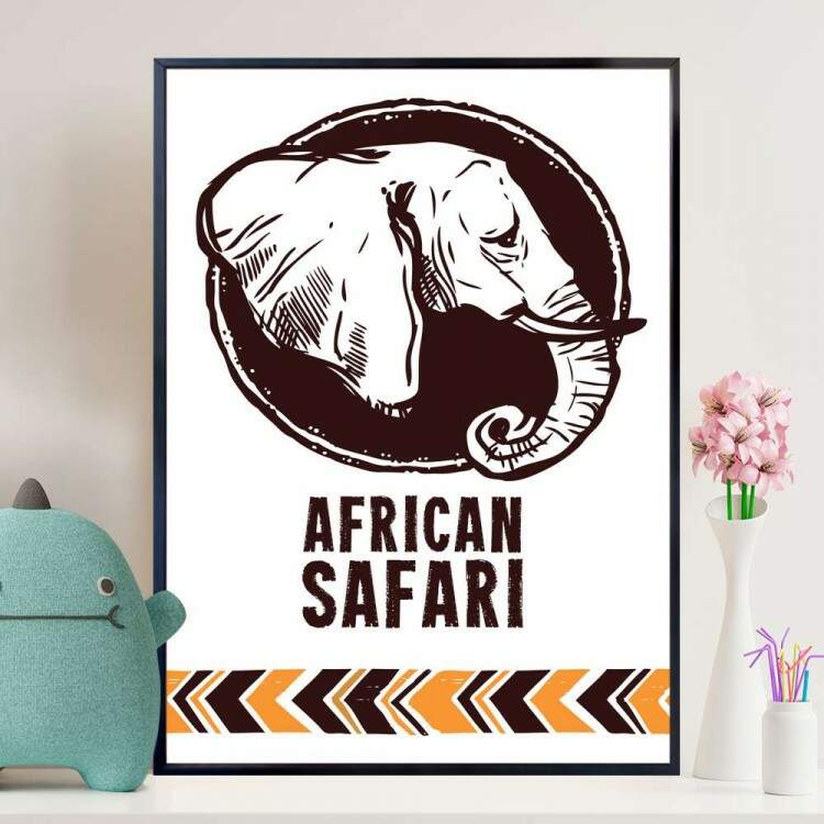 Quadro decorativo - Estilo Africano African Safari