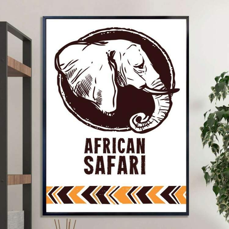 Quadro decorativo - Estilo Africano African Safari