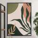 Quadro decorativo - Floral Estilo Contempor�neo Tons de Verde