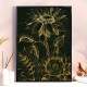 Quadro decorativo - Floral Tra�os de Girassol Verde 2
