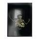 Quadro decorativo - Caveira e Cr�nios com Lua