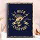 Quadro decorativo - Caveira I Need Everyday