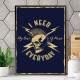 Quadro decorativo - Caveira I Need Everyday