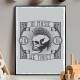 Quadro decorativo - Caveira In Music We Trust