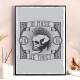 Quadro decorativo - Caveira In Music We Trust