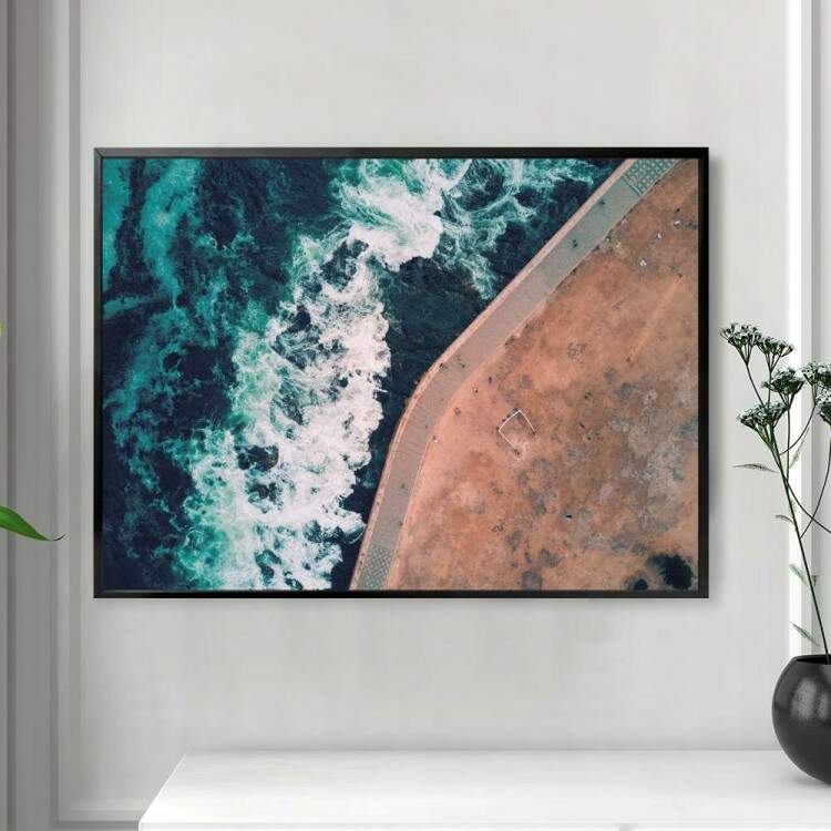 Quadro decorativo - Viso de Drone Balsa no Mar