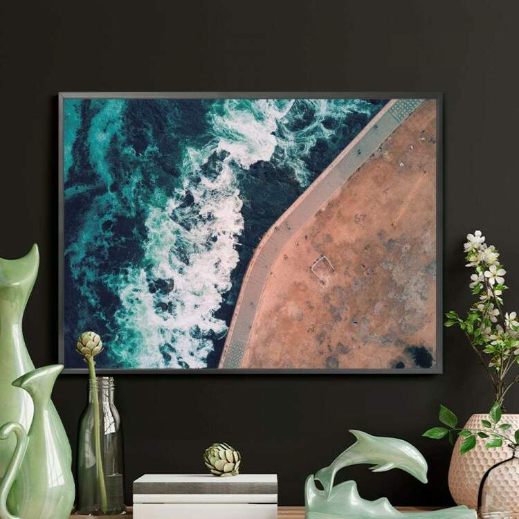 Quadro decorativo - Viso de Drone Balsa no Mar