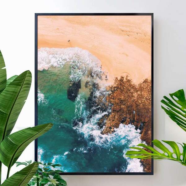 Quadro decorativo - Viso de Drone Beira Mar