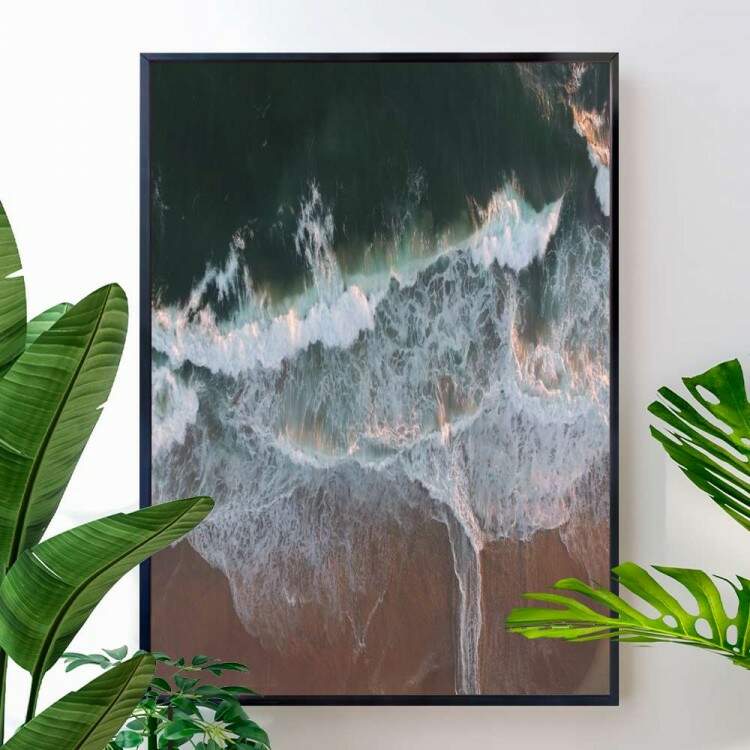 Quadro decorativo - Viso de Drone Beira-Mar