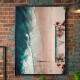 Quadro decorativo - Vis�o de Drone Coqueiros em Praia