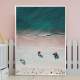 Quadro decorativo - Vis�o de Drone Guarda Sol na Praia