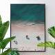 Quadro decorativo - Vis�o de Drone Guarda Sol na Praia