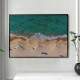 Quadro decorativo - Vis�o de Drone Pessoas na Praia