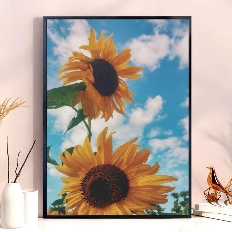 Quadro decorativo - Floral Dois Girassis