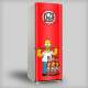 Adesivo para envelopamento de geladeira porta Homer com cerveja Duff