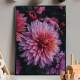 Quadro decorativo - Floral Flor Roxa e Rosa